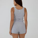 Ribbed Tank Top - Grey