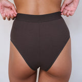 High Rise Boy Brief - Espresso