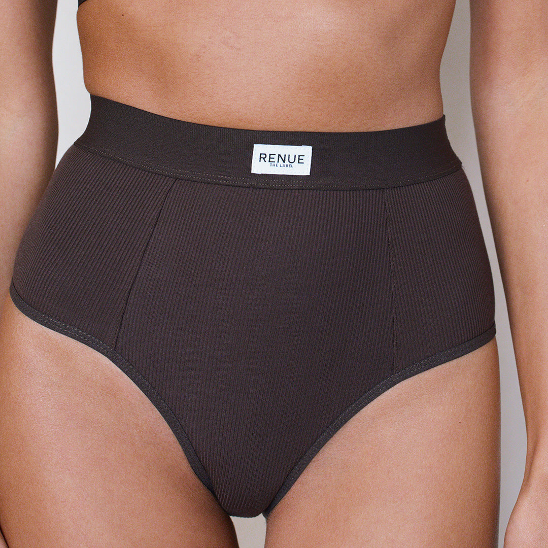 High Rise Boy Brief - Espresso