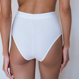 High Rise Boy Brief - White