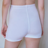Maternity Overbump Shorts - White