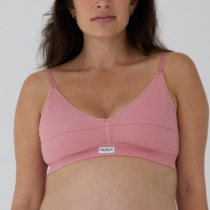 Maternity Nursing Bra Dusty Pink