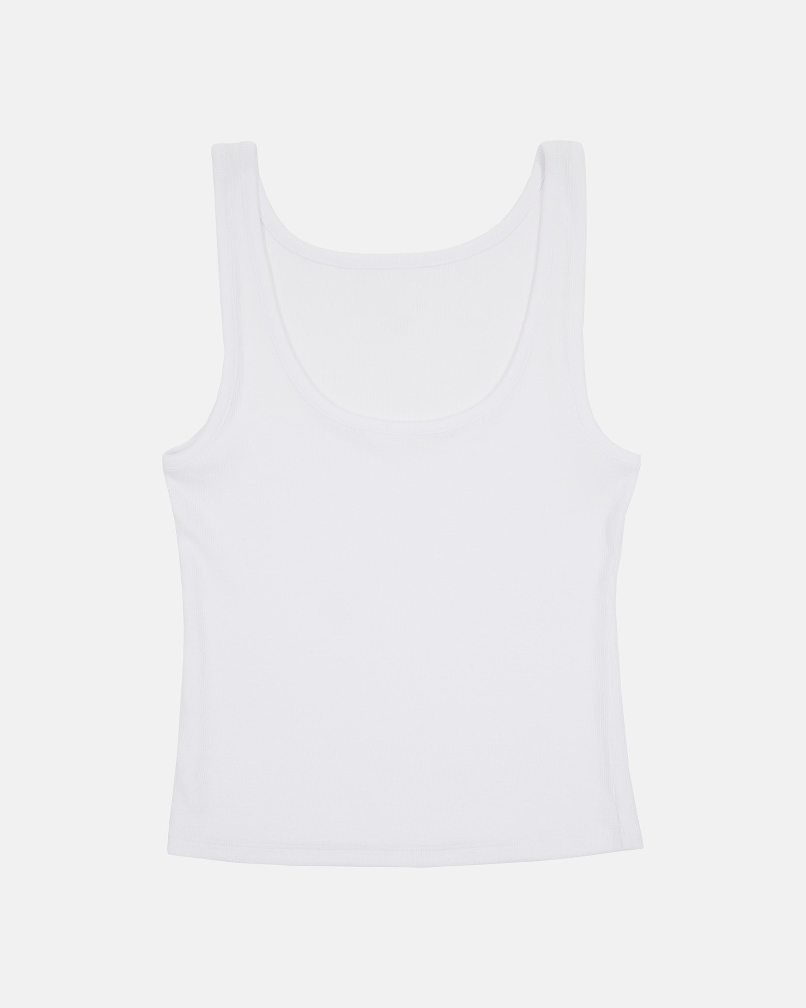 Ribbed Tank Top - White – RENUE