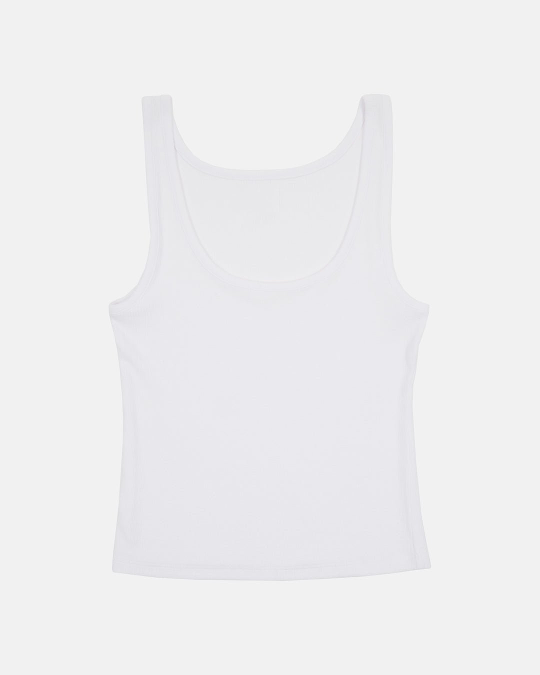 Ribbed Tank Top - White – RENUE