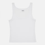 Ribbed Tank Top - White