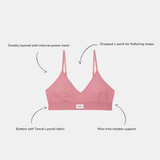 Soft Cup Bralette - Dusty Pink