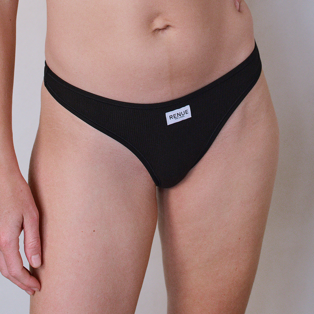 Everyday Thong ribbed