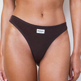 Espresso Brief & Thong 2-Pack