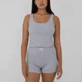Ribbed Tank Top - Grey