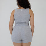 Ribbed Tank Top - Grey