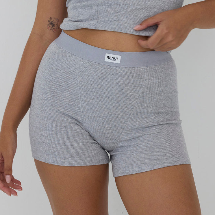 Ribbed Boyfriend Shorts